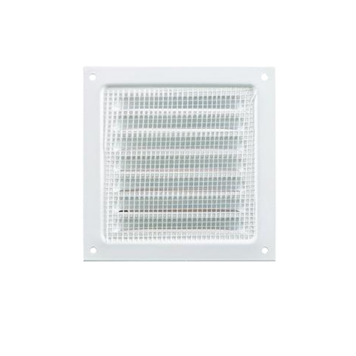 Vents MVMs White Metal Grilles - 2 Pack