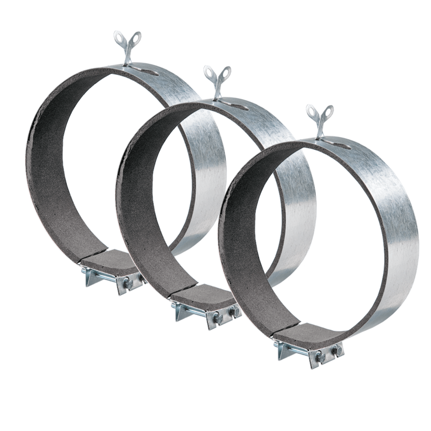 Vents CZ 125 5′′ Diameter Metal Hose Clamp 3 Pack