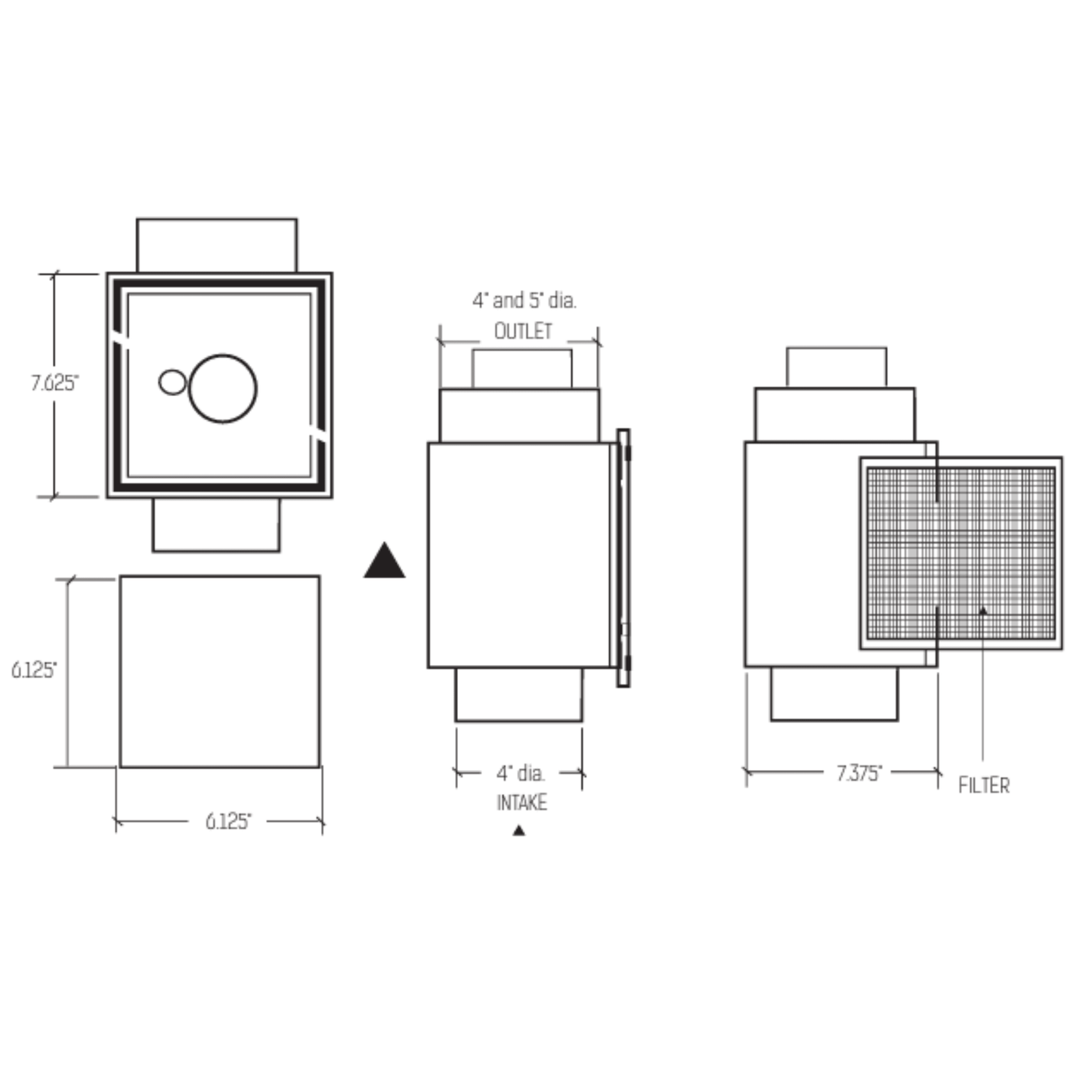 Vents Universal dryer lint trap-DLT454