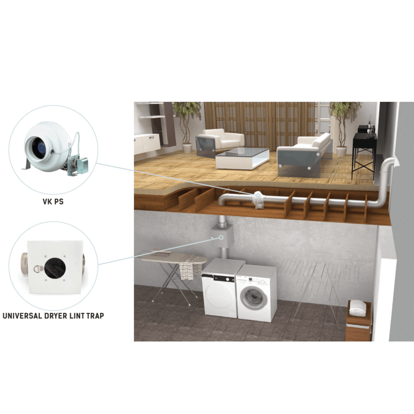 Vents Universal dryer lint trap-DLT454