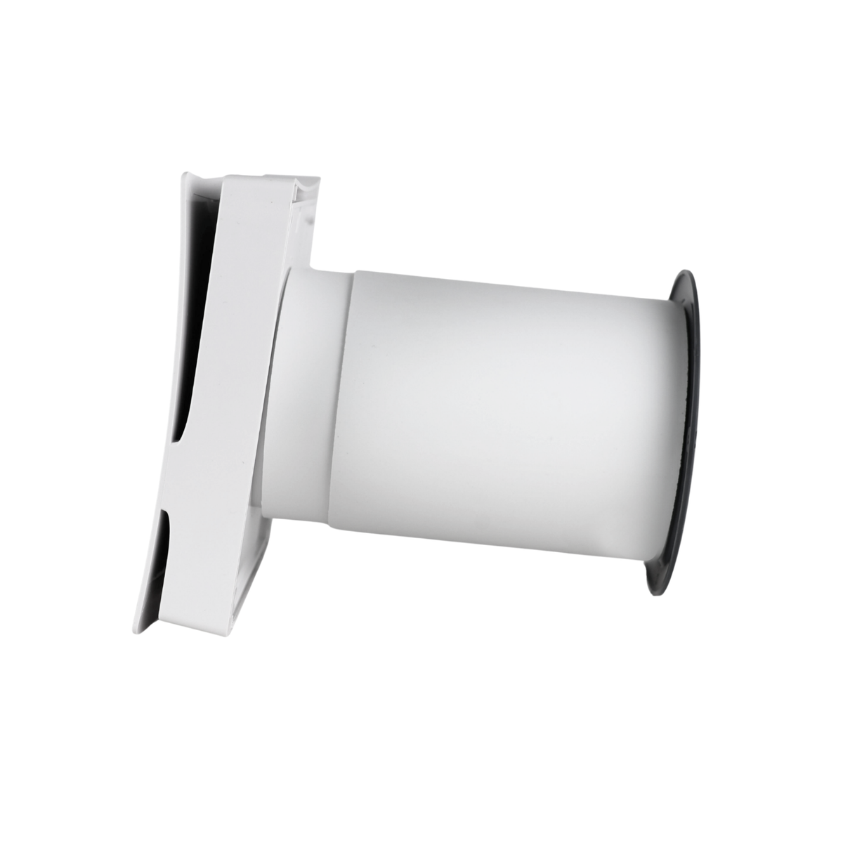 Vents PS 100 Wall Vent Kit 4" with Round Slate Grey External Grille
