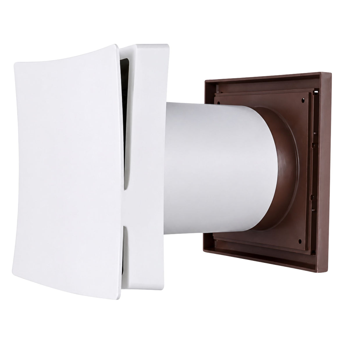Vents PS 101 Wall Vent Kit 4" with Mahogany External Grille
