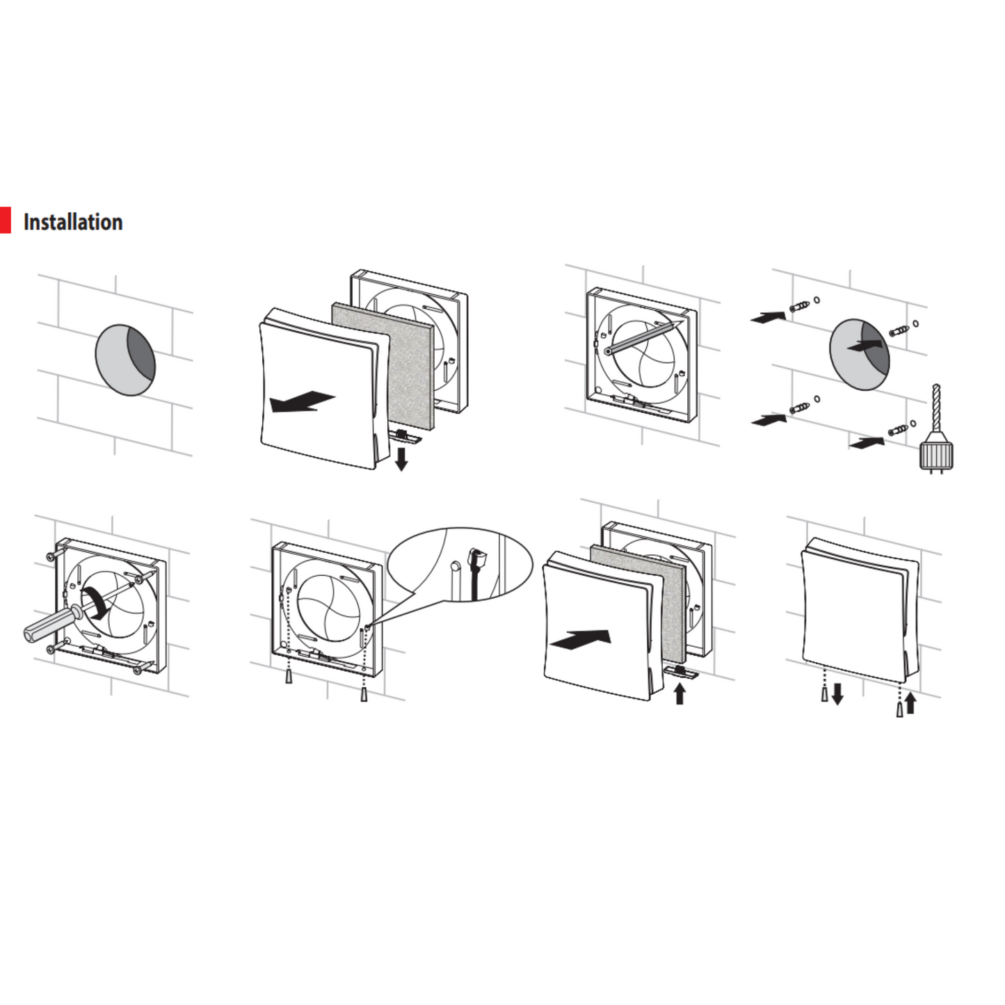 Vents PS101 Wall Vent Kit