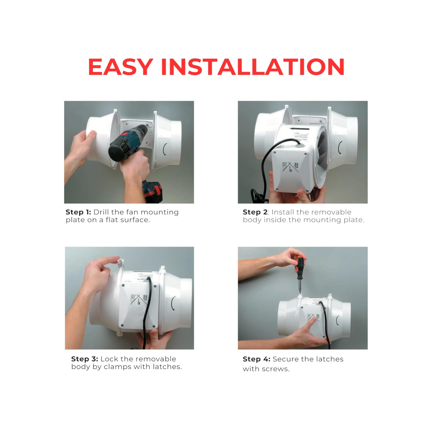 Vents Turbo Tube Silent Series Inline fans