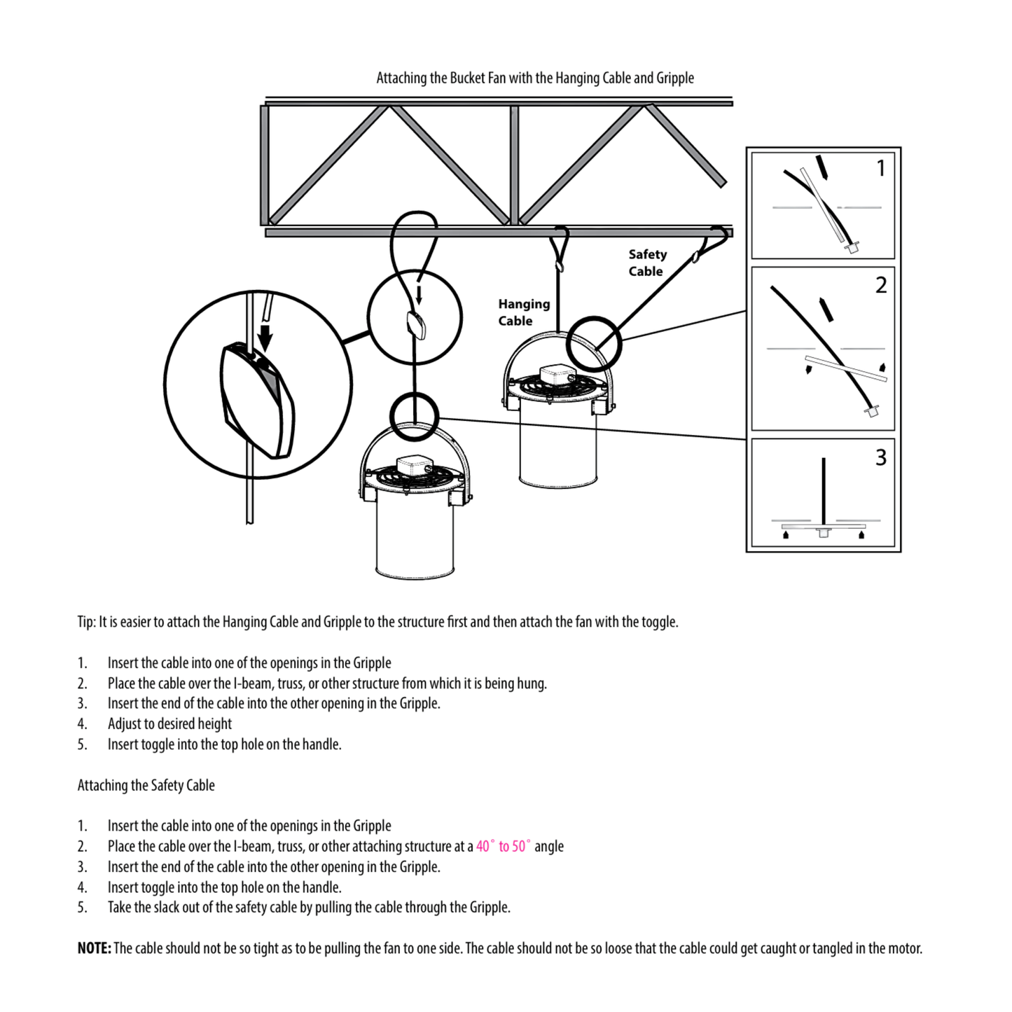 Vents Bucket Fan 1055