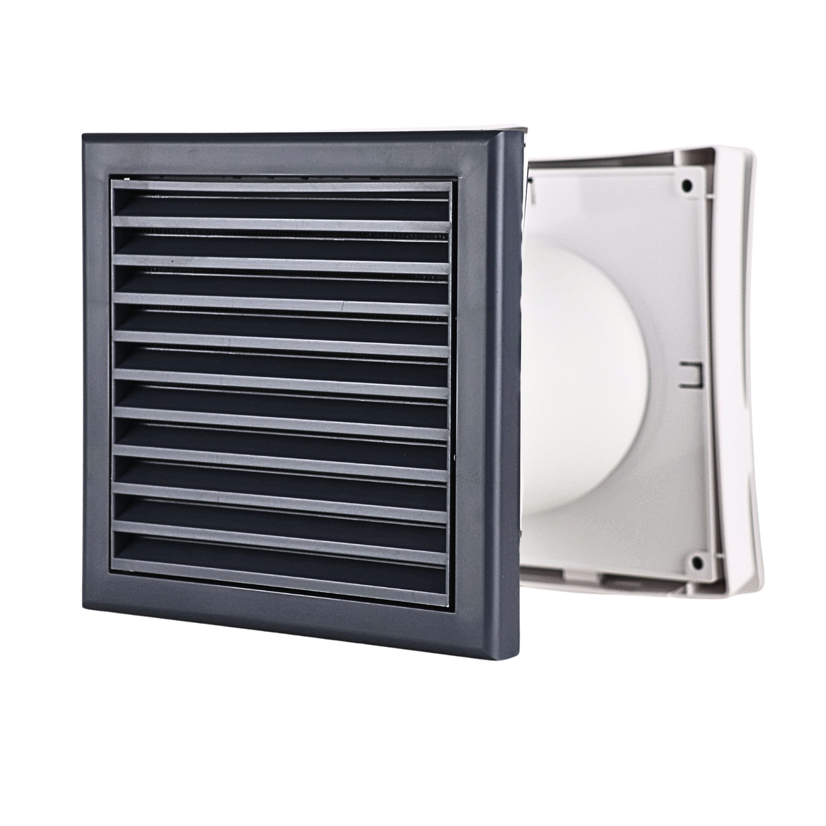 Vents PS 101 Wall Vent Kit 4" with Slate Grey External Grille