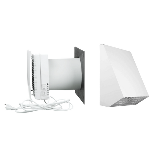 Vents TwinFresh Comfo RA1-50-2 Weather Guard Ductless ERV Kit