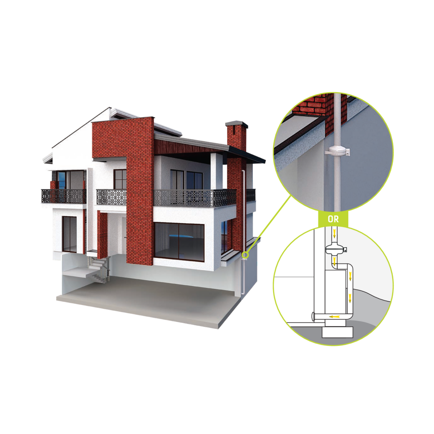 Vents VKM-ANTIRADON Series Metal Body Fans - Large Duct