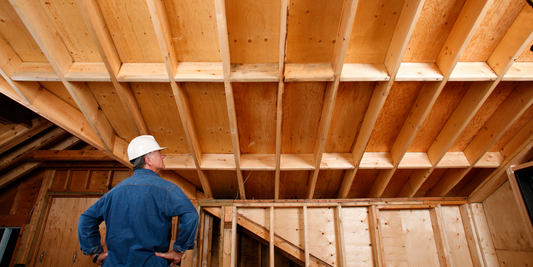 Contractor looking at a new room addition