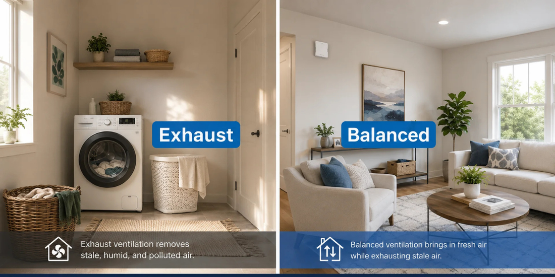 Ductless ERV vs. Exhaust Fan: What’s the Difference?