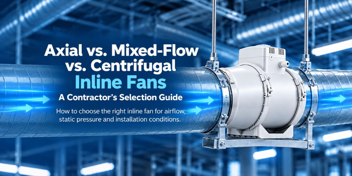 Axial vs. Mixed-Flow vs. Centrifugal Inline Fans: A Contractor’s Selec ...