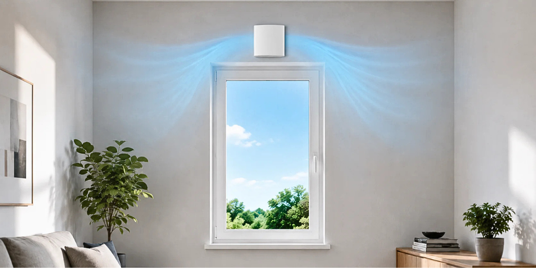 a Vents-US Passive wall vents installed to bring fresh air into a room.