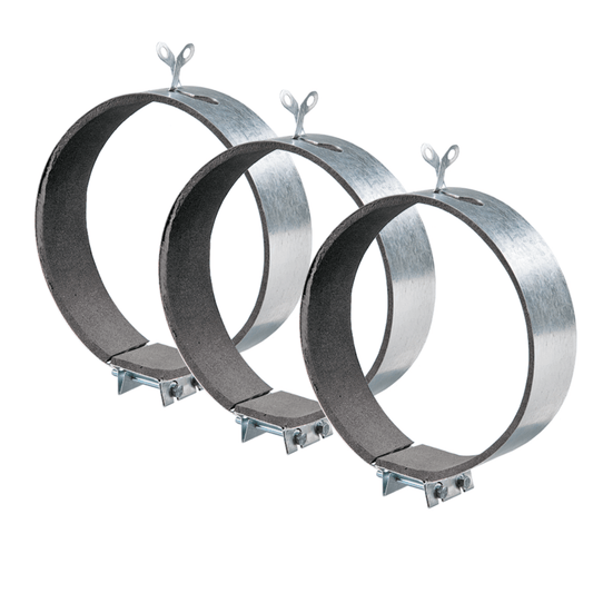 Vents CZ 150 5 7/8′′ – 8 3/4′′ Metal Hose Clamp 3 Pack