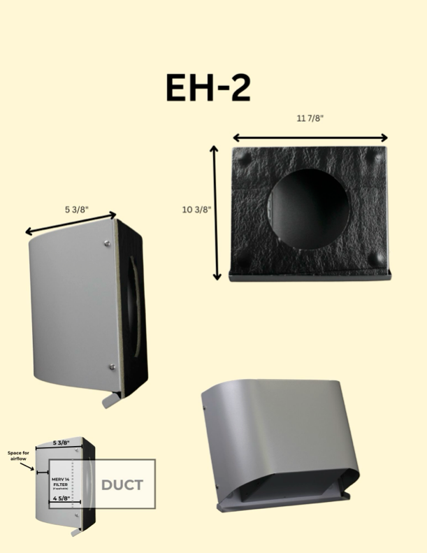 Vents TwinFresh Comfo RA1-50-2 Ductless Energy Recovery Ventilator