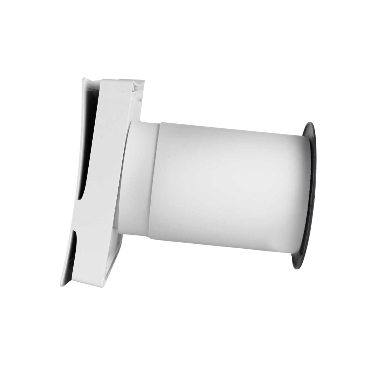 Vents PS 100 Wall Vent Kit 4" with Round Slate Grey External Grille