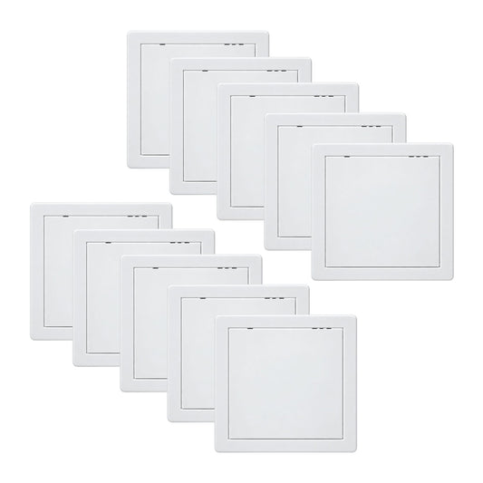 Vents D Series 7 3/4 inch x 7 3/4 inch Plastic Access Door - 10 - Pack