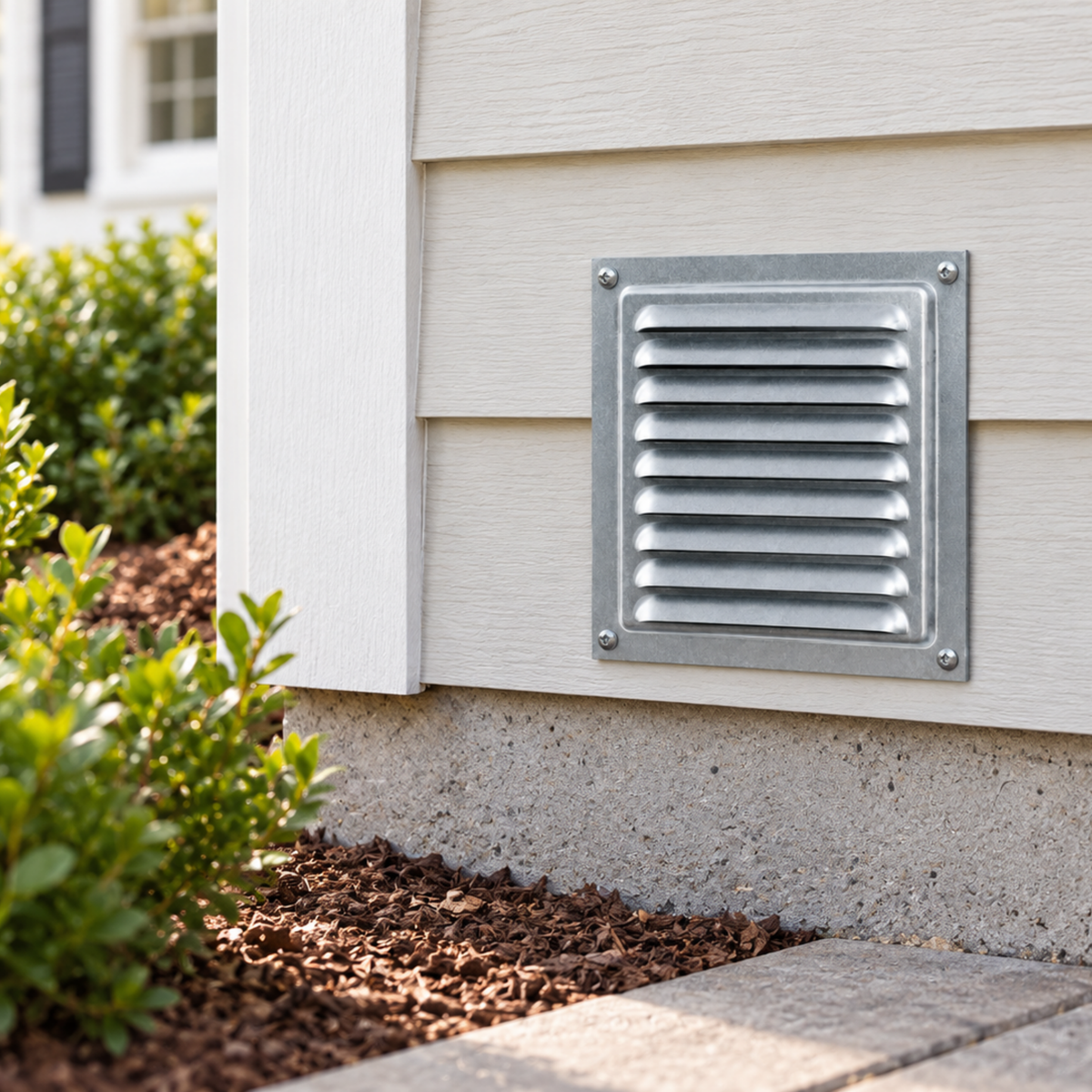 Vents MVMs Zinc-Coated Metal Ventilation Grilles with Insect Screen – 2 Pack