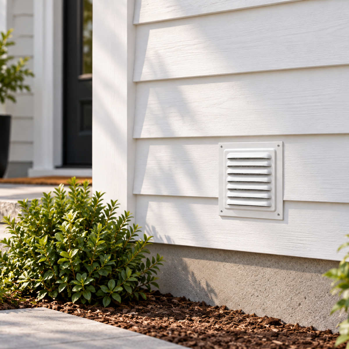 Vents MVMs White Metal Grilles - 2 Pack