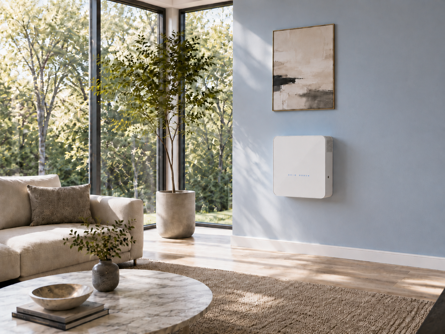 Vents Micra 100 (Freshbox) WiFi Single Room Ductless HRV with mounting Kit