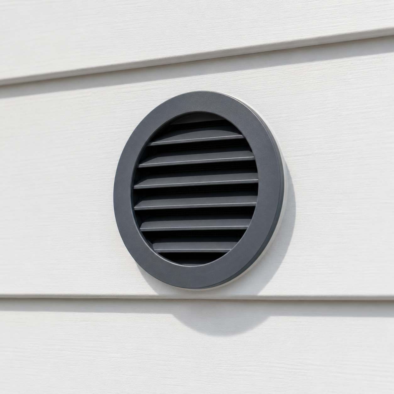 Vents PS 100 Wall Vent Kit 4" with Round Slate Grey External Grille