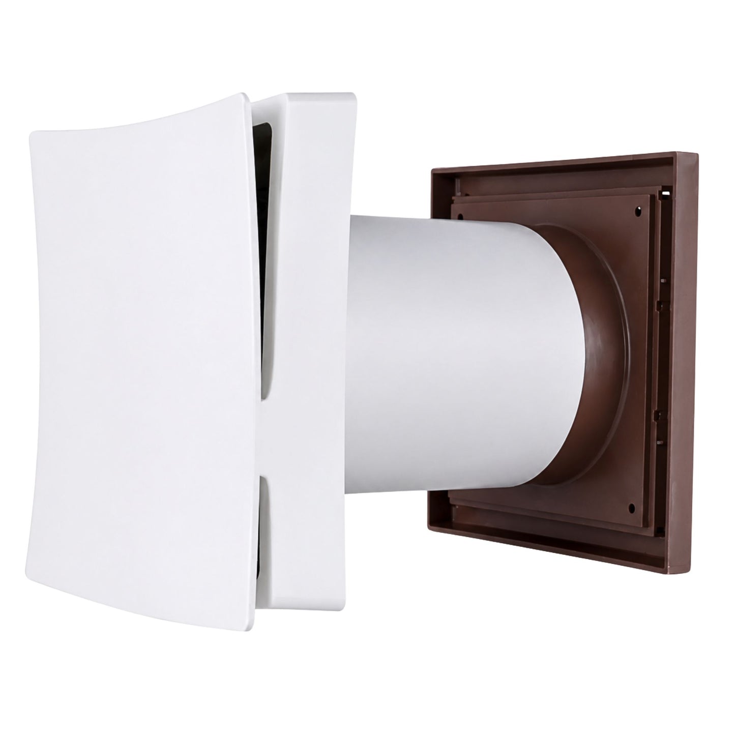 Vents PS 101 Wall Vent Kit 4" with Mahogany External Grille