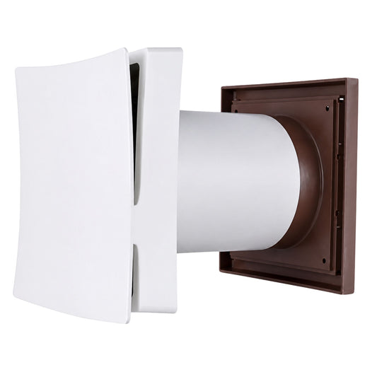 Vents PS 101 Wall Vent Kit 4" with Mahogany External Grille
