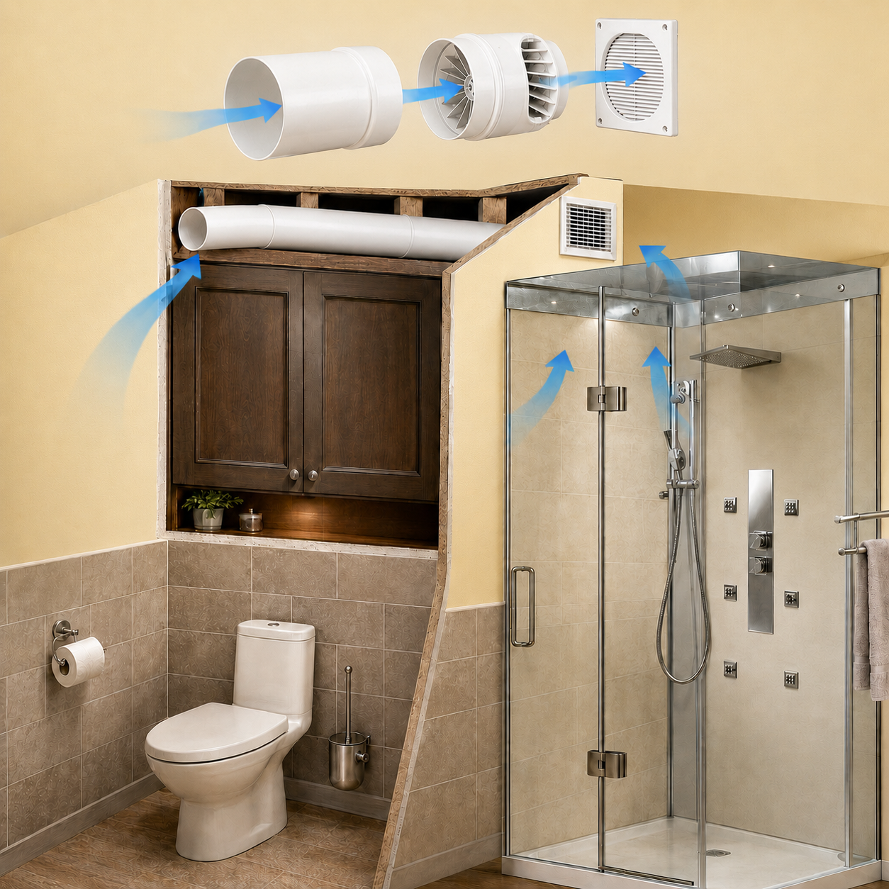 Vents Quietline 125-k Axial Fan - 5"