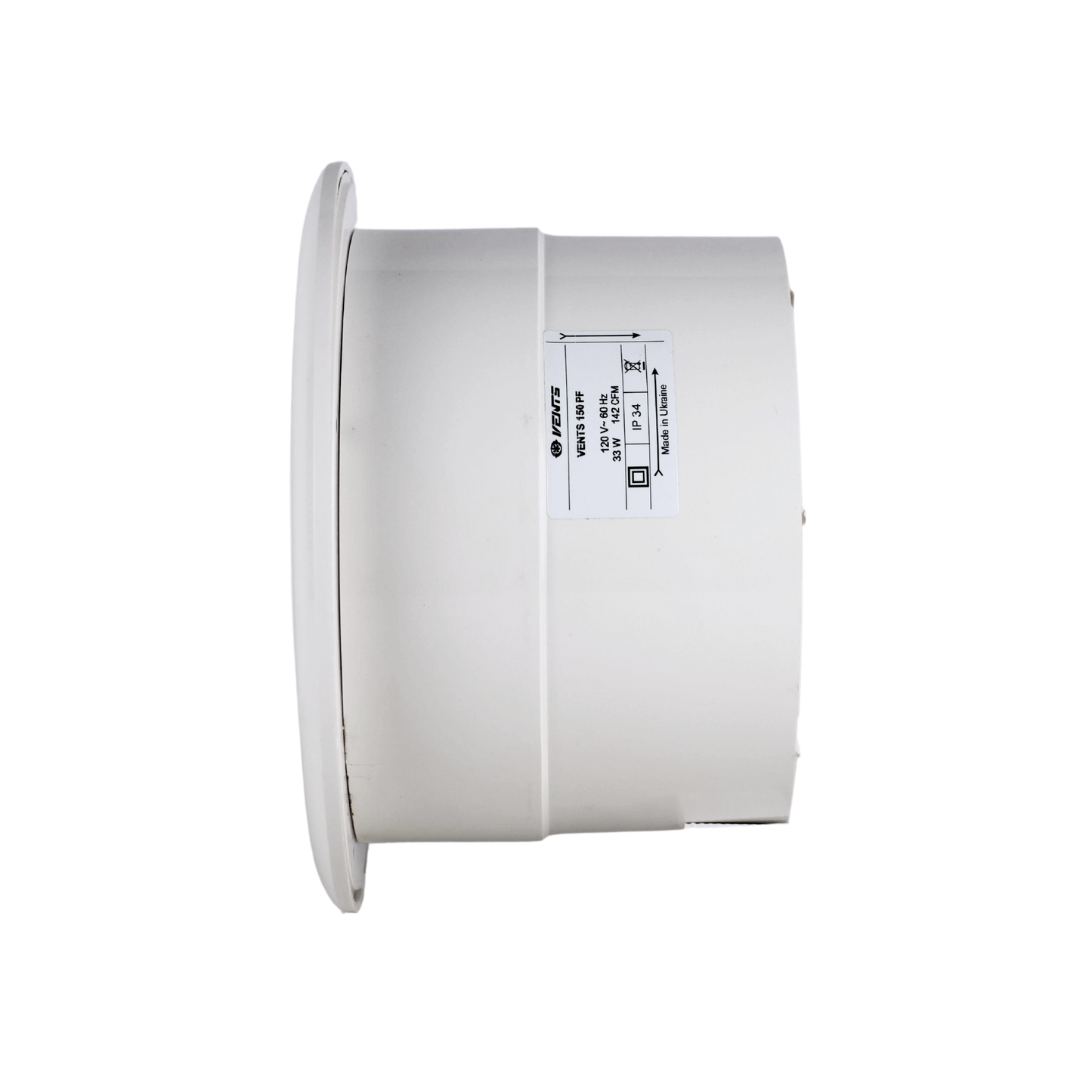 Vents 150 PF Turbo Axial Wall Fan - 6"