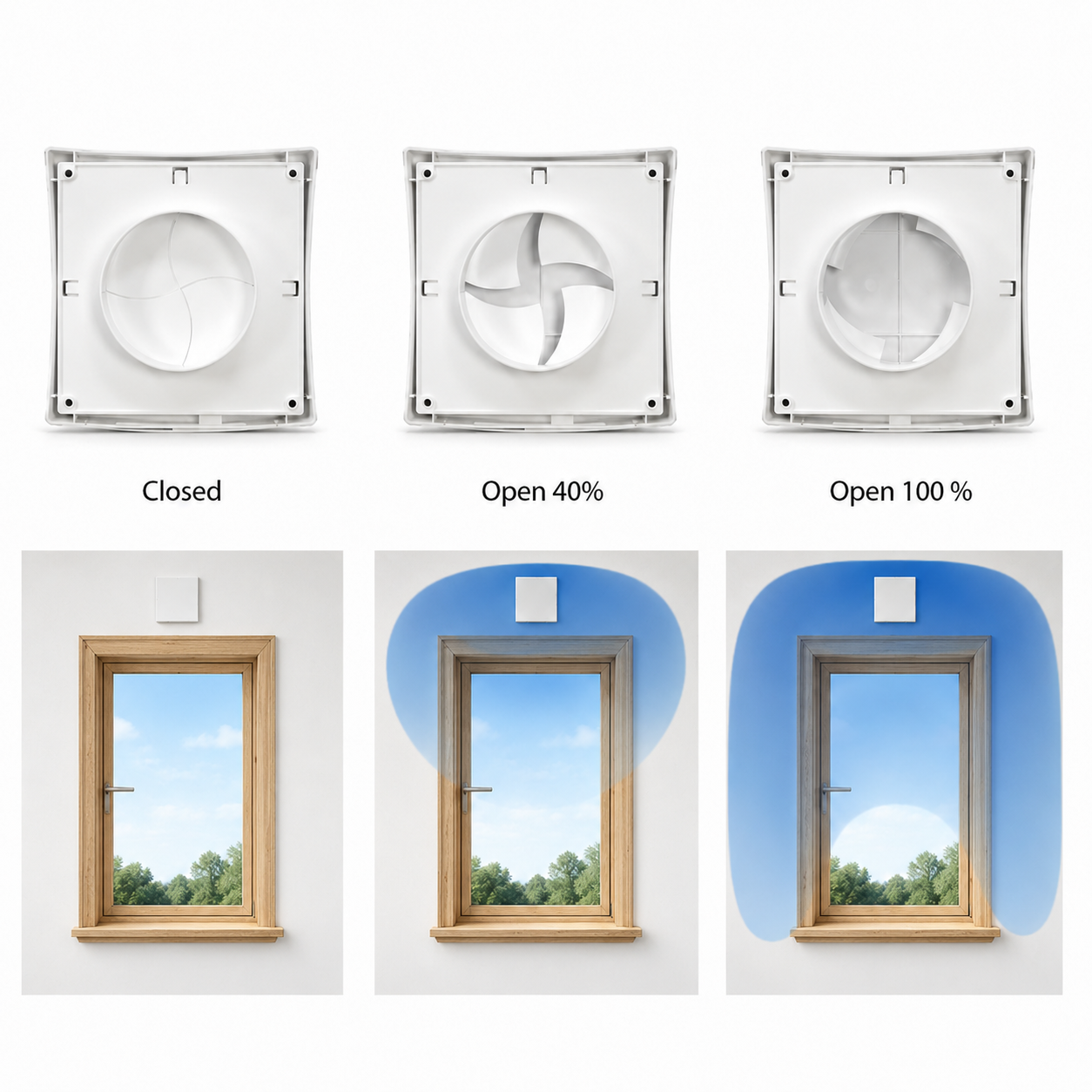 Vents PSS 102 Wall Vent Kit