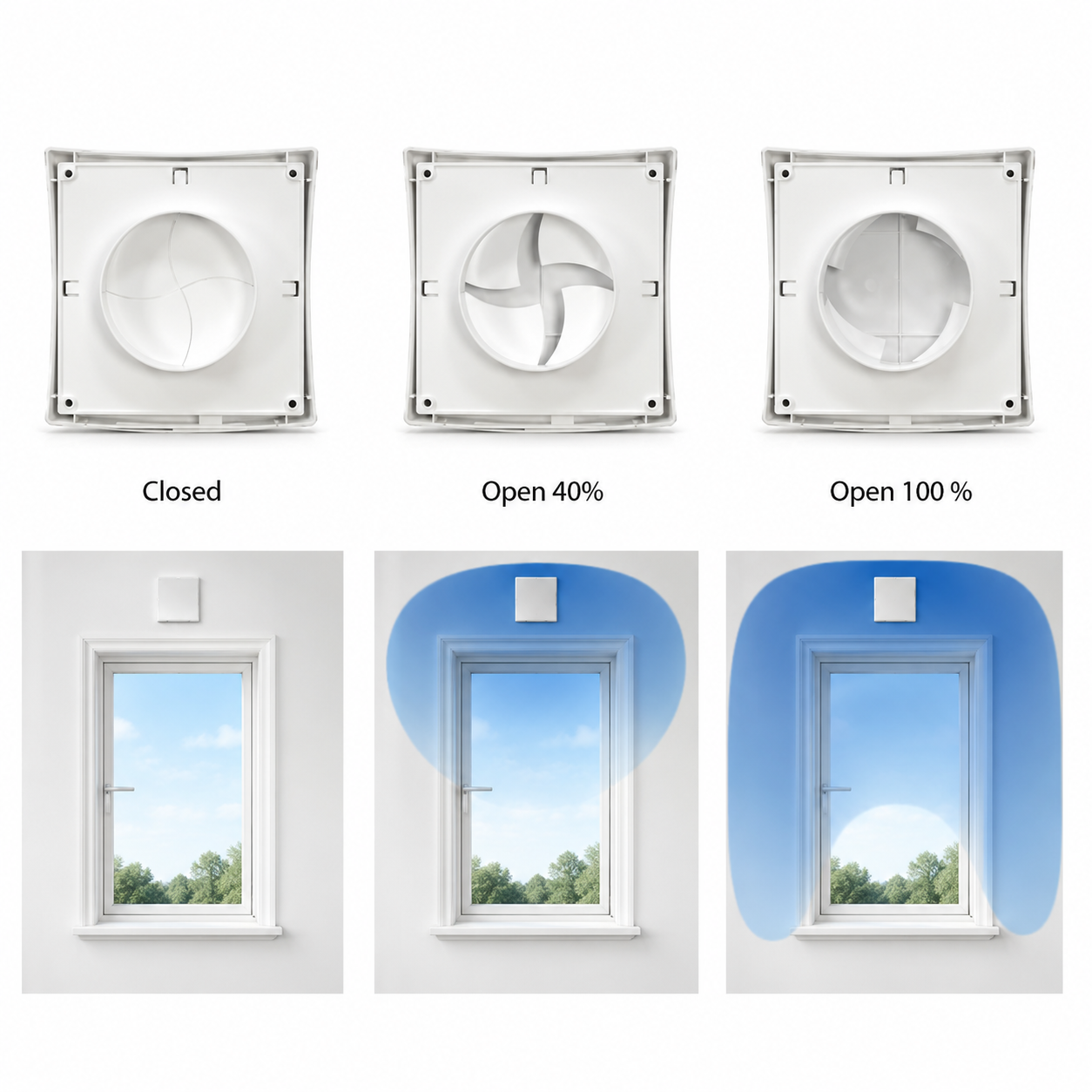 Vents PS 102 Wall Vent Kit