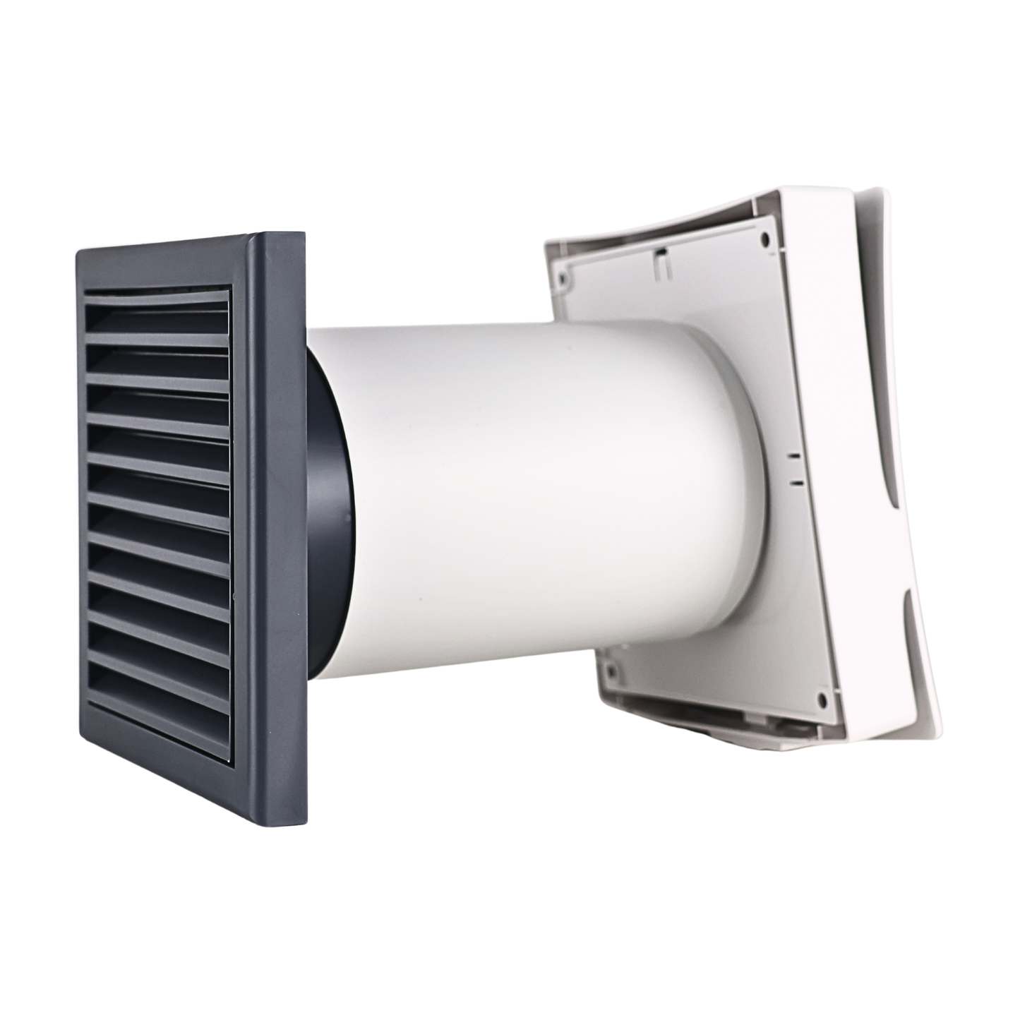 Vents PS 101 Wall Vent Kit 4" with Slate Grey External Grille