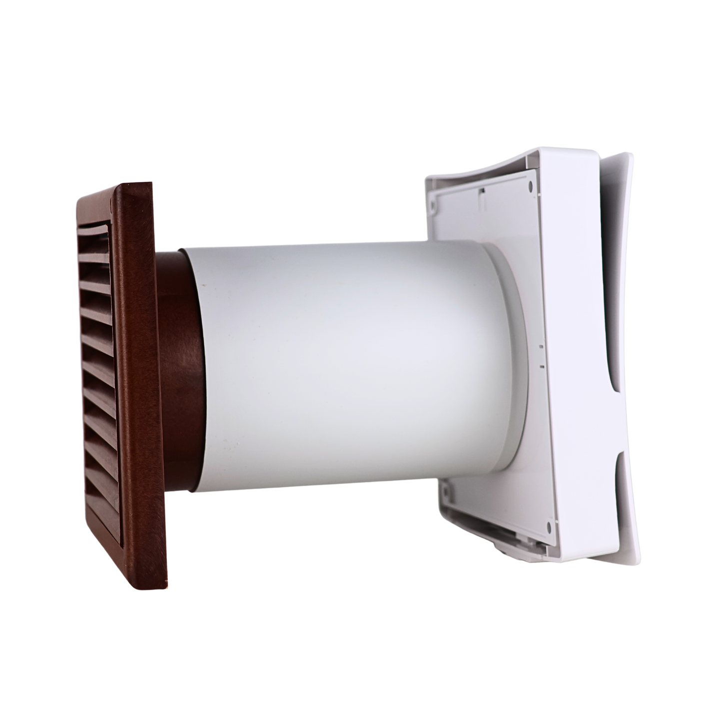 Vents PS 101 Wall Vent Kit 4" with Mahogany External Grille