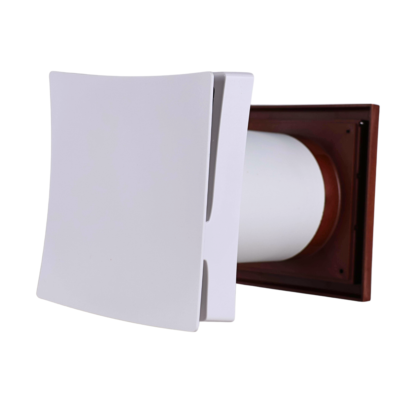 Vents PS 101 Wall Vent Kit 4" with Mahogany External Grille