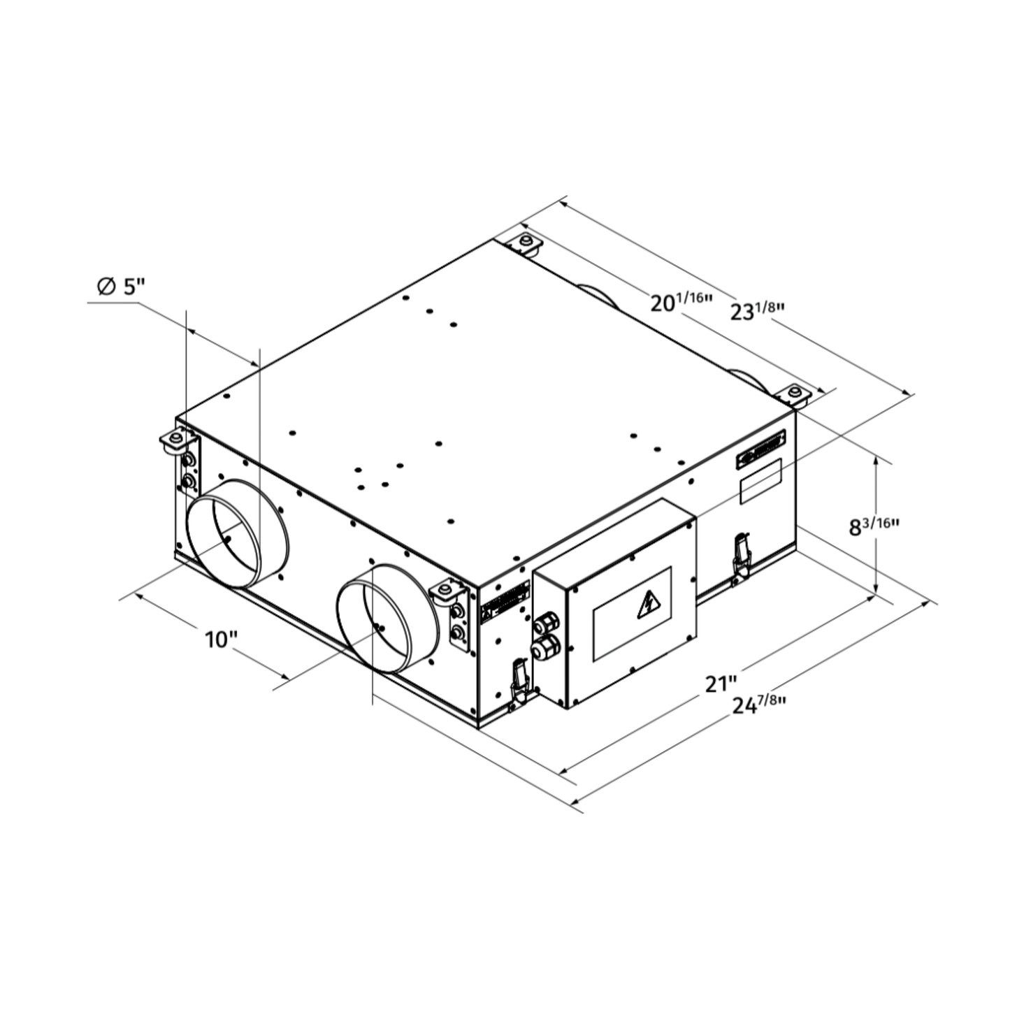 Vents Frigate 120S Whole Home HRV
