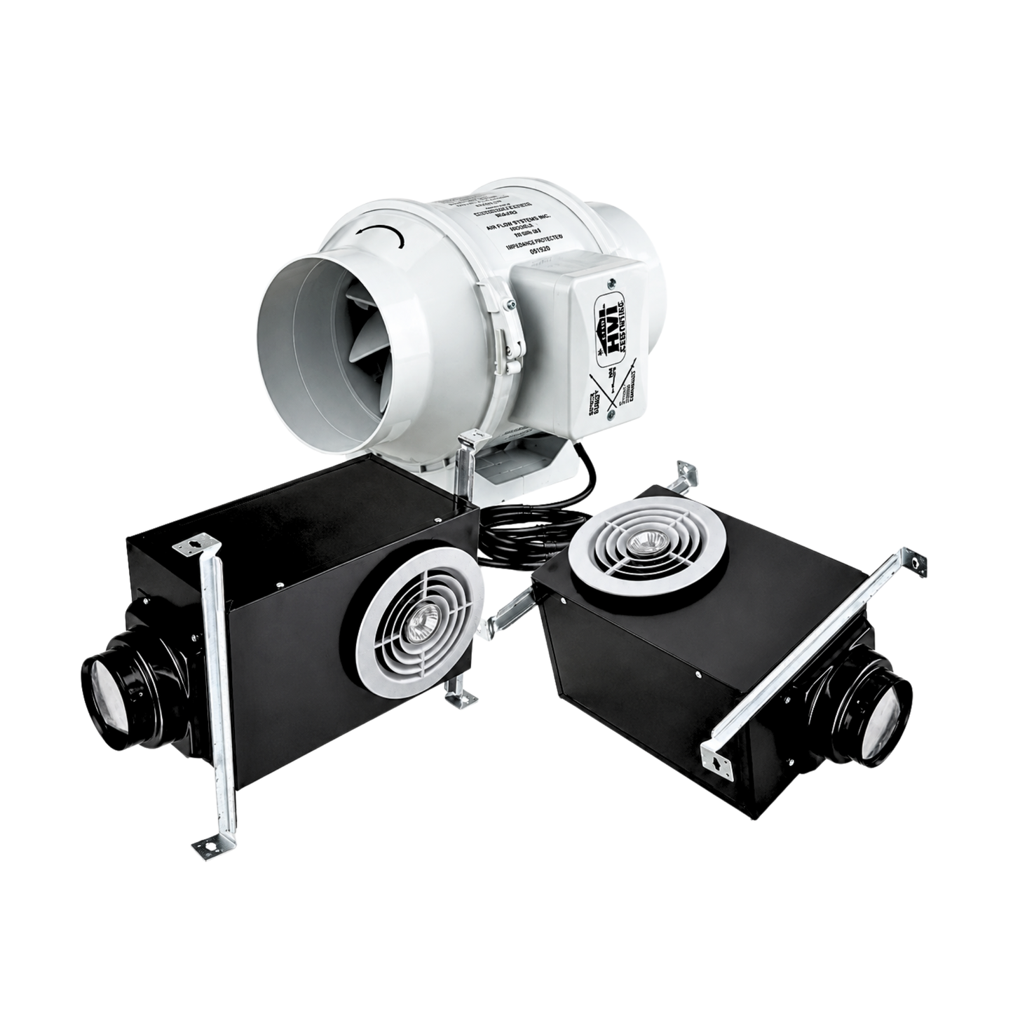 Vents TT Silent Bathroom Fan Kit 150 Duo-2L - 6"